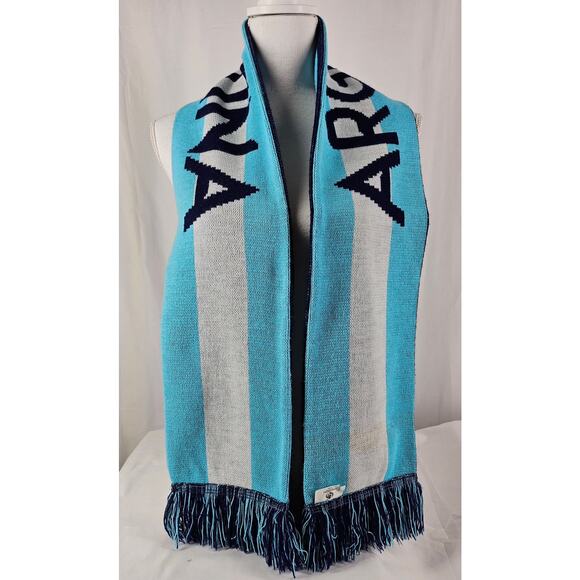 ARGENTINA COPA AMERICA CENTENARIO USA 2016 OFFICIAL SOCCER TEAM KNIT SCARF - Picture 2 of 8